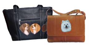 Fine Leather Handbags with Dog Portraits by Alice Furlong